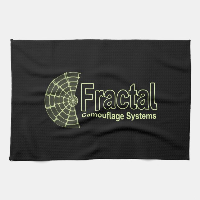 Fractal Camouflage Systems Logo Kitchen Towel (Horizontal)