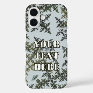 Fractal Camouflage - Winter iPhone 16 Case