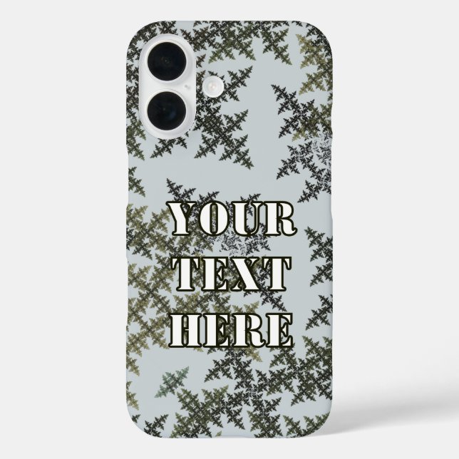Fractal Camouflage - Winter Case-Mate iPhone Case (Back)