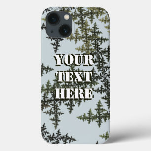 Fractal Camouflage - Winter iPhone 13 Case