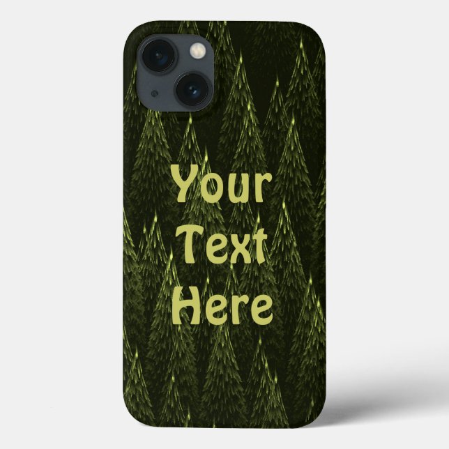 Fractal Conifer Forest Case-Mate iPhone Case (Back)