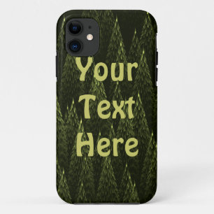 Fractal Conifer Forest iPhone 11 Case
