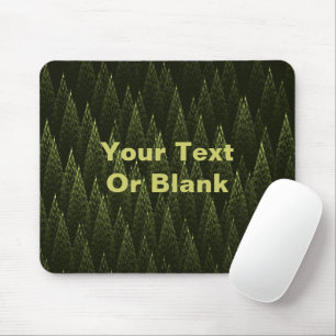 Fractal Conifer Forest Mouse Pad