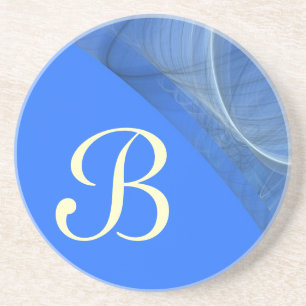 Fractal Corner Series-11-Blue coaster-1 of colour Coaster