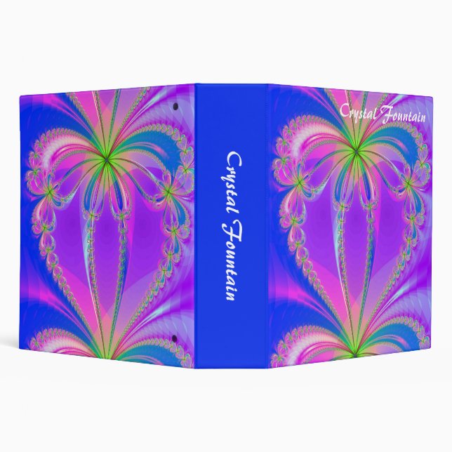 Fractal - Crystal Fountain  (2.0in) Binder (Background)