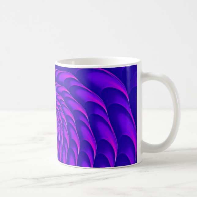 Fractal Design (Cricca Nut, UV) on Coffee Mug (Right)