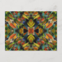 Fractal Design Of Lovebird Feathers