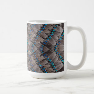 Fractal Design Pheasant Feather Coffee Mug
