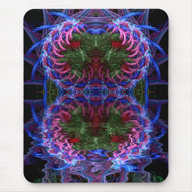 Fractal Drops Visionary Art Mousepad (Front)