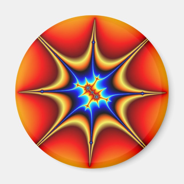 Fractal Emblem - Fractal Art Magnet (Front)