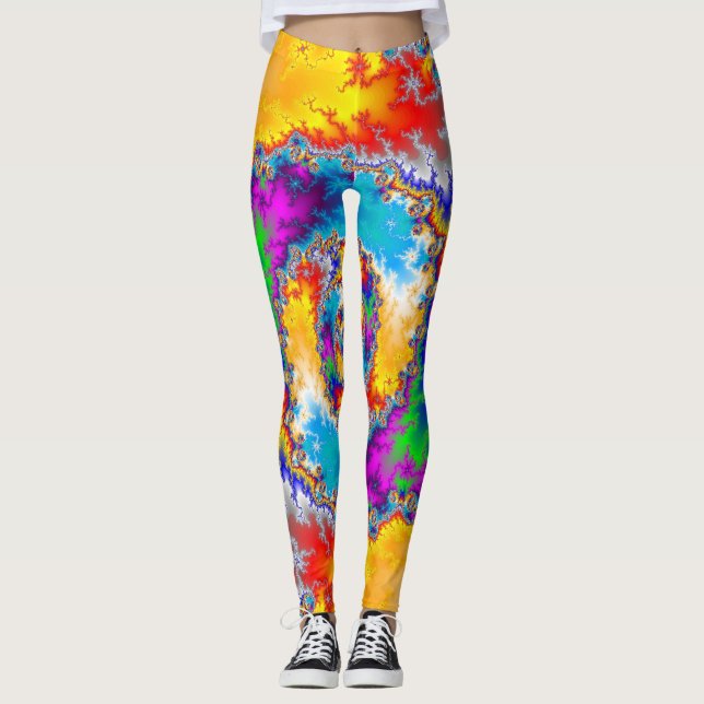 Fractal Explosion Leggings (Front)