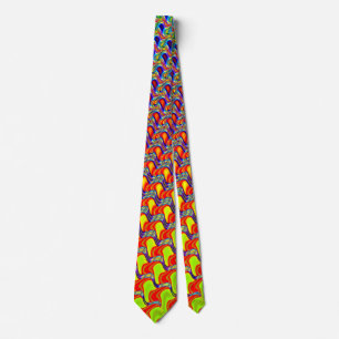 Fractal Facets Tie