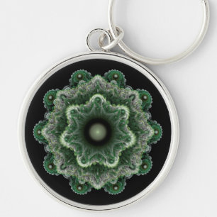 Fractal fancy ornament keychain