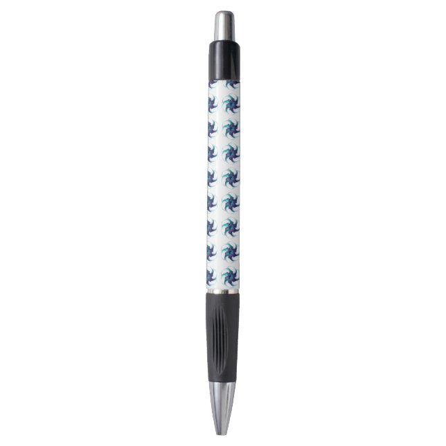 Fractal Fantasy Swirls Pen (Front Vertical)