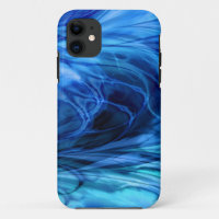 Fractal Feathers Blue