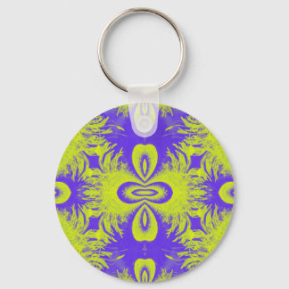 fractal field keychain
