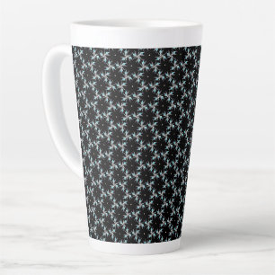 Fractal Finesse Latte Mug