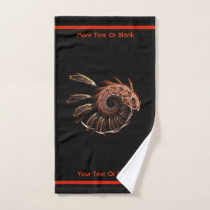 Fractal Firebird Bath Towel Set
