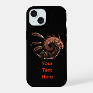 Fractal Firebird iPhone 15 Case