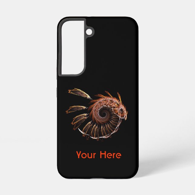 Fractal Firebird Samsung Galaxy S22 Case (Back)