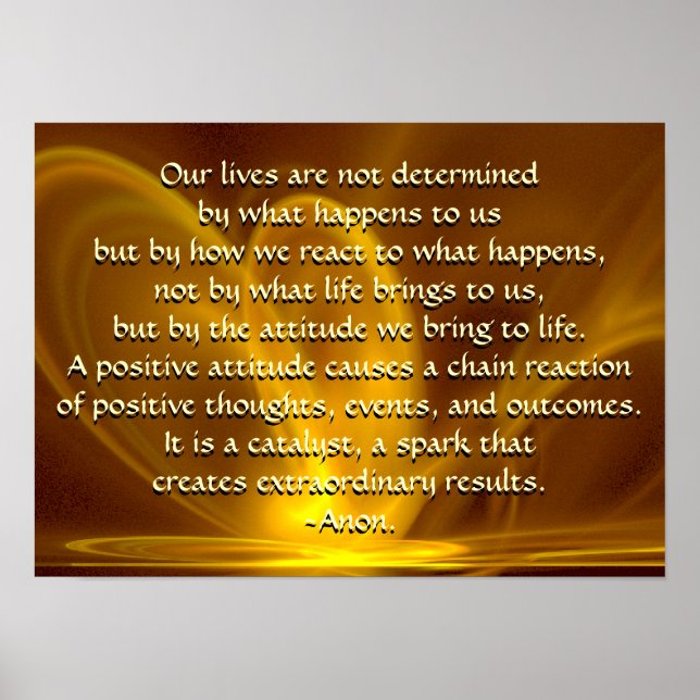 Fractal Firefly with Quotation Poster (Front)