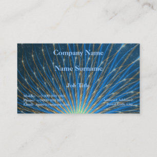 Fractal Fireworks Business Card