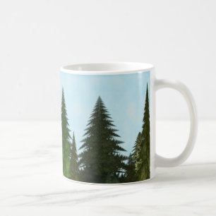 Fractal Firs Coffee Mug