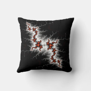 Fractal Fissure Throw Pillow