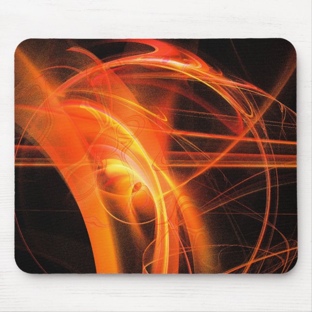 Fractal Flame Abstract 07 Mouse Pad (Front)