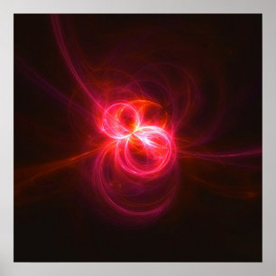 Fractal Flame : Opal I Poster