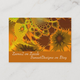 Fractal Flames Business Cards