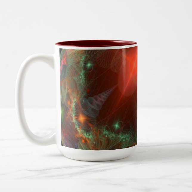 Fractal Flare Mug (Left)