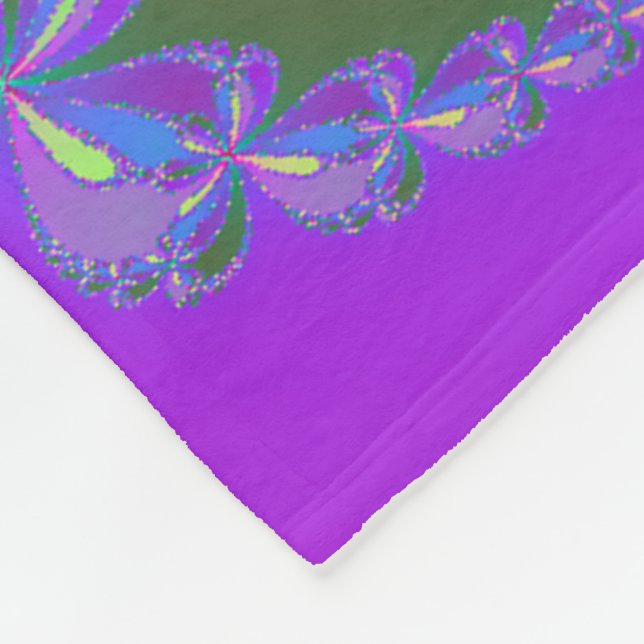 Fractal Fleece Blanket (Corner)