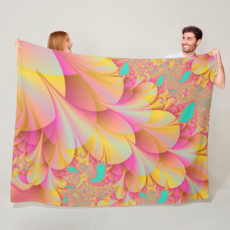 Fractal Fleece Blanket