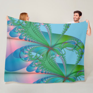 Fractal Fleece Blanket
