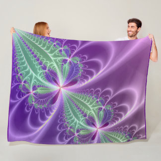 Fractal Fleece Blanket