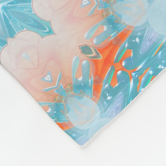 Fractal Fleece Blanket (Corner)