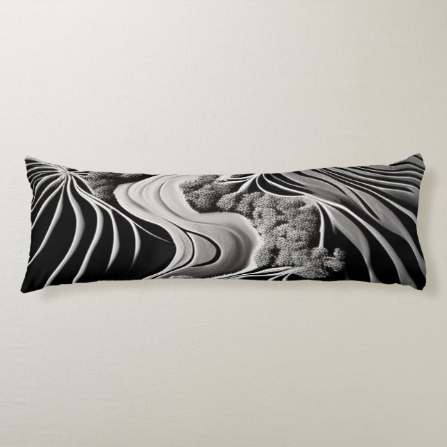 Fractal Flow Body Pillow (Front)