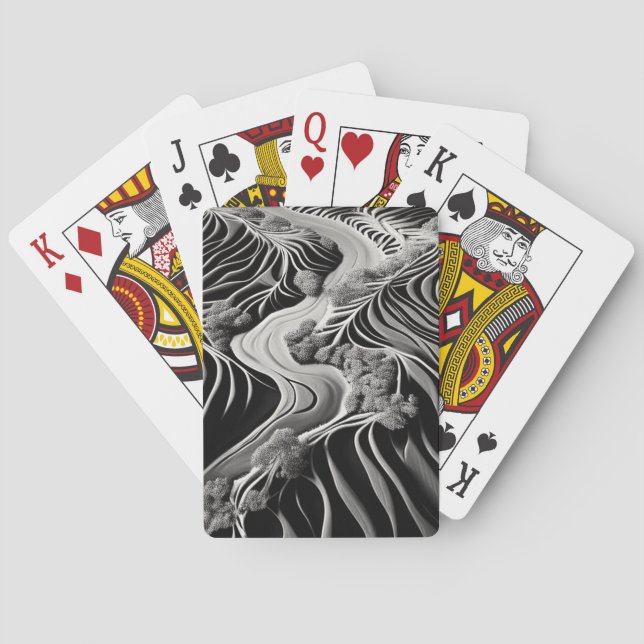 Fractal Flow Playing Cards (Back)