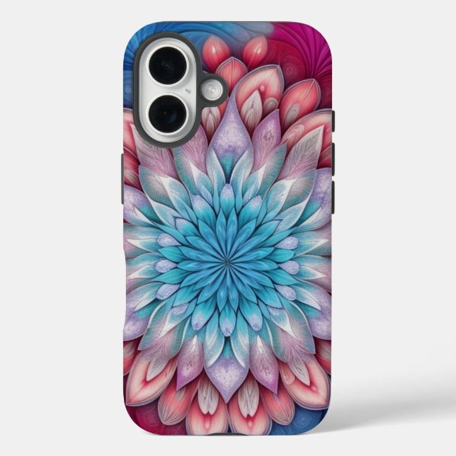 Fractal Flower Case-Mate iPhone Case (Back)