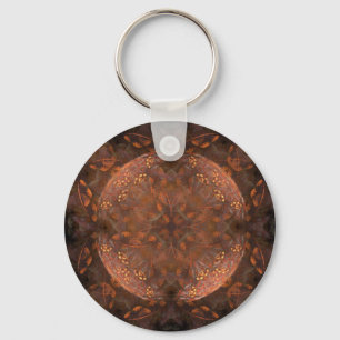 Fractal Flowers Key Chain