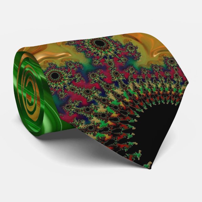 Fractal Forest Tie (Rolled)