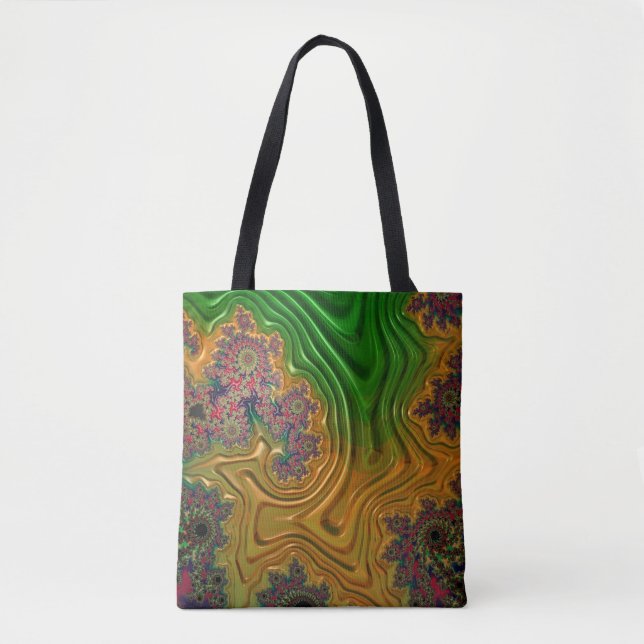 Fractal Forest Tote Bag (Front)