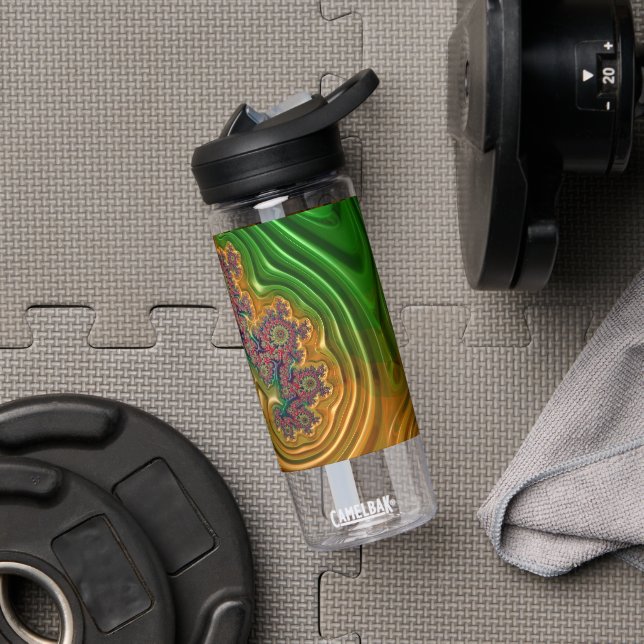 Fractal Forest  Water Bottle (Gym)