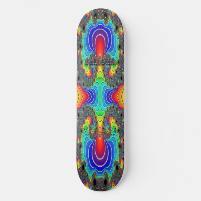 Fractal FR~16 Sick Stick Pro Skateboard Deck (Recto)