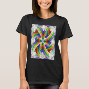 Fractal Fractured Cataclysmic Colour Highway Inter T-Shirt