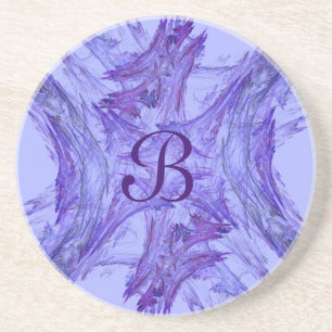 Fractal Frost Series-3---Purple coaster--1 of Coaster