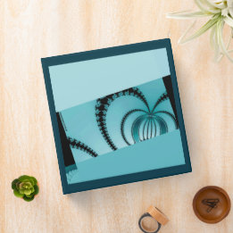 Fractal Garden azure Binder