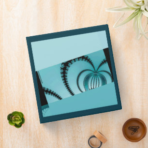 Fractal Garden azure Binder