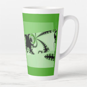 Fractal Garden mantis Latte Mug